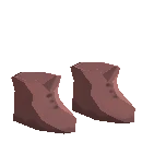 Simple Burlap Shoes - Red